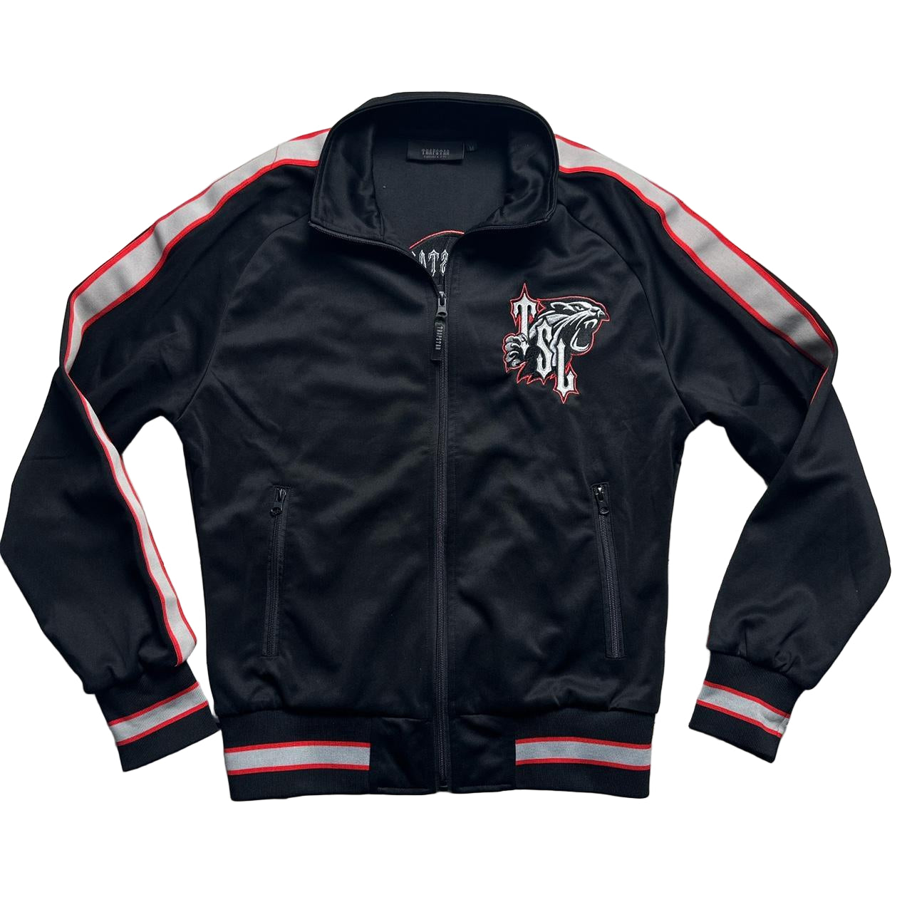 Trapstar London Shooters Black and Red Full Tracksuit (M)