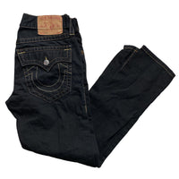 True Religion Black and Gold Ricky Jeans (32W)