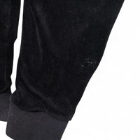 Juicy Couture Black Womens Velour Jewel Zip Hoodie (M)