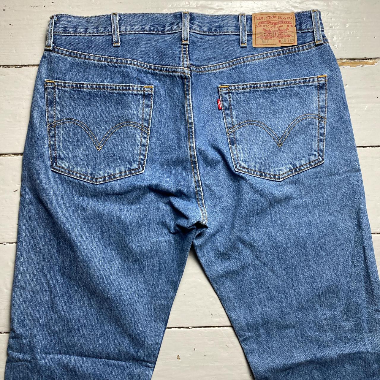 Levis 501 Baggy Blue Jeans