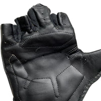 Nike Vintage Black and Red Finger less Leather Biking Climbing Gloves