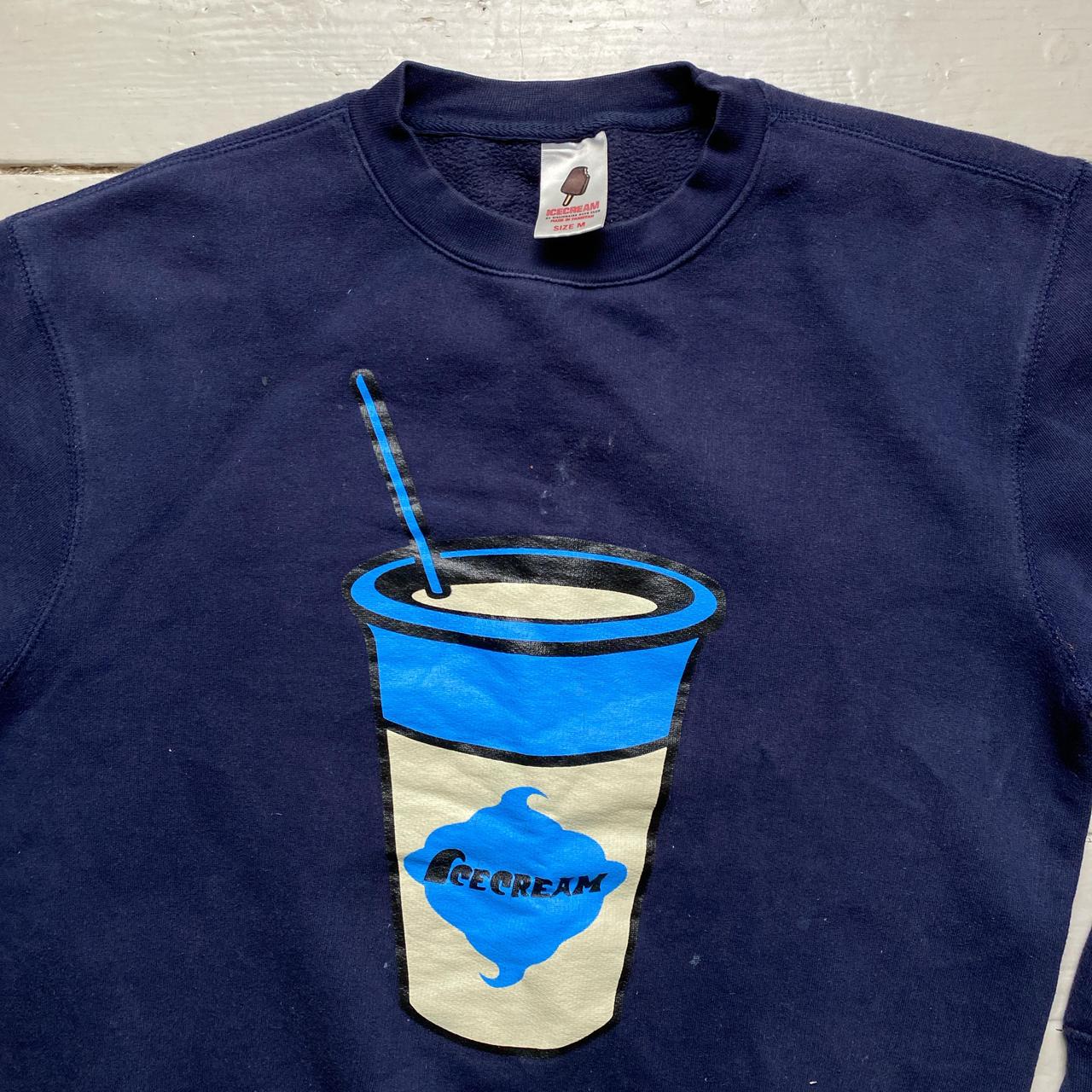 Ice Cream Navy Jumper