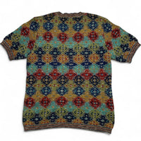 Missoni Sport Vintage 90’s Multicoloured Knit Short Sleeve Jumper T Shirt (S)