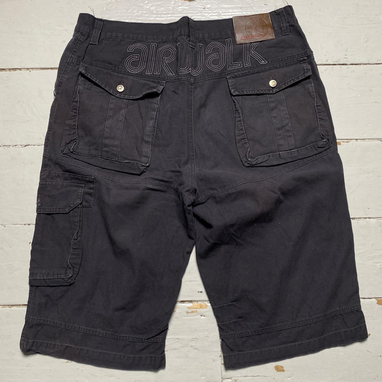 AirWalk Black ad Grey Cargo Shorts