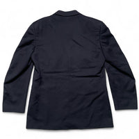 Versace V2 Vintage Navy Full Suit Jacket and Trousers (L)