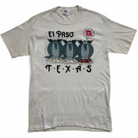 El Paso Texas Dare to be Dillo Vintage 90’s White T Shirt (L)