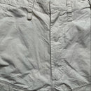 Maharishi Vintage Heart and Skull We Met the Maha Embroidery Cream Cargo Shorts (S)