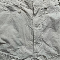 Maharishi Vintage Heart and Skull We Met the Maha Embroidery Cream Cargo Shorts (S)