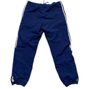 Adidas Navy and White Shell Trackpant Bottoms (L)