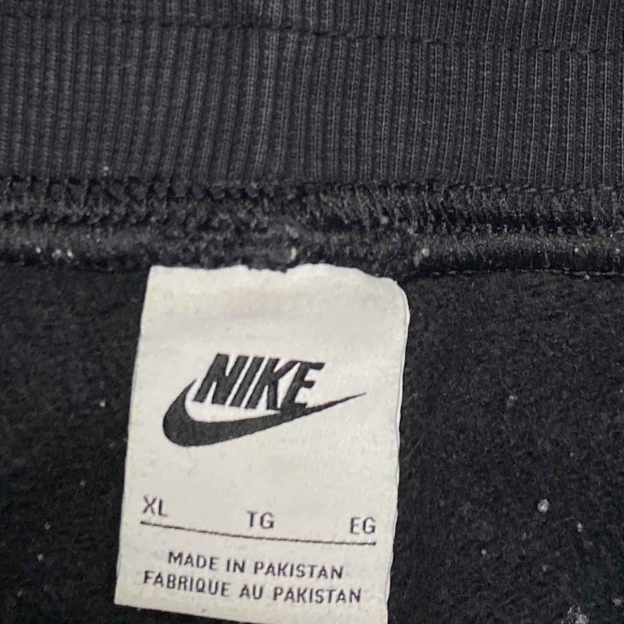 Nike Black and White Swoosh Womens Baggy Joggers (XL)