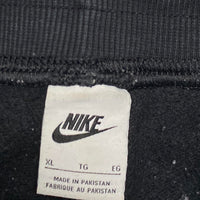 Nike Black and White Swoosh Womens Baggy Joggers (XL)