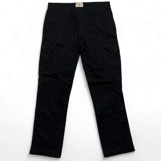 Folk Black Cargo Trousers