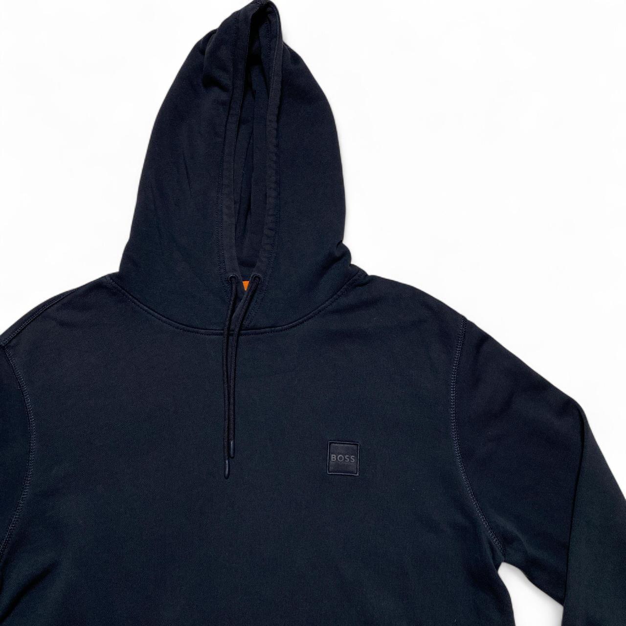 Hugo Boss Navy Square Patch Hoodie