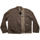 BTKA London Vintage Brown Bomber Jacket (L)