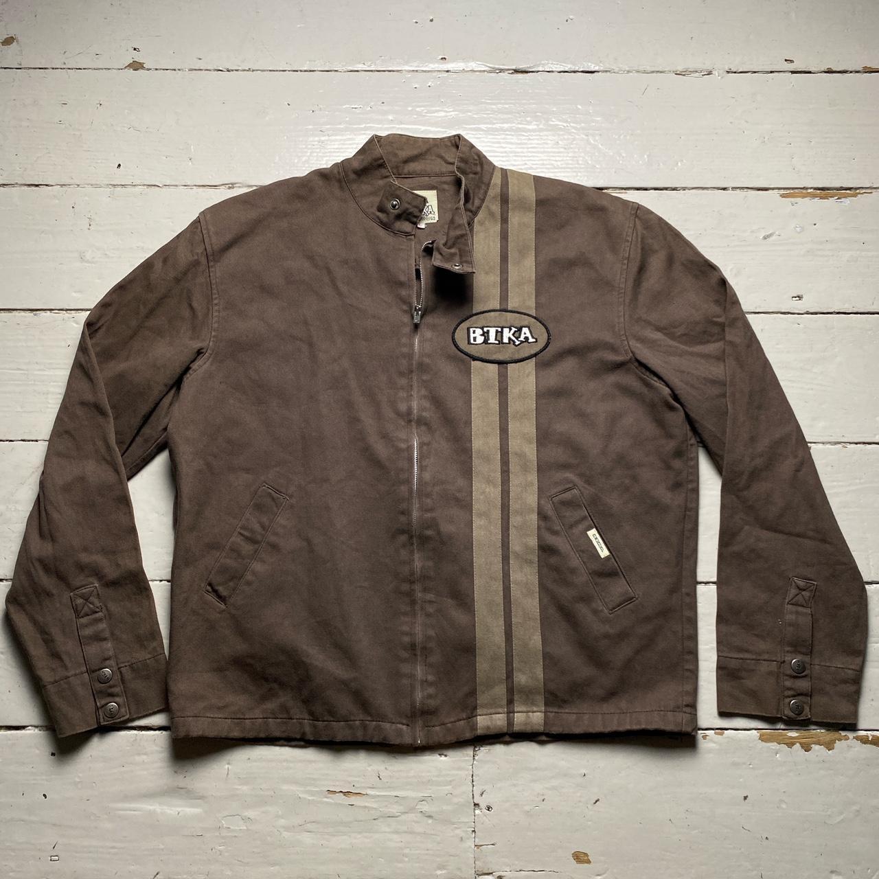 BTKA London Vintage Brown Bomber Jacket