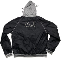 Armani Jeans AJ Vintage Shell Hooded Windbreaker Jacket (XL)