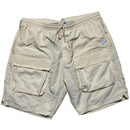 Undefeated Cream Mesh Pocket Shorts (2XL)