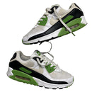 Nike Air Max 90 White Black and Green (UK 8)