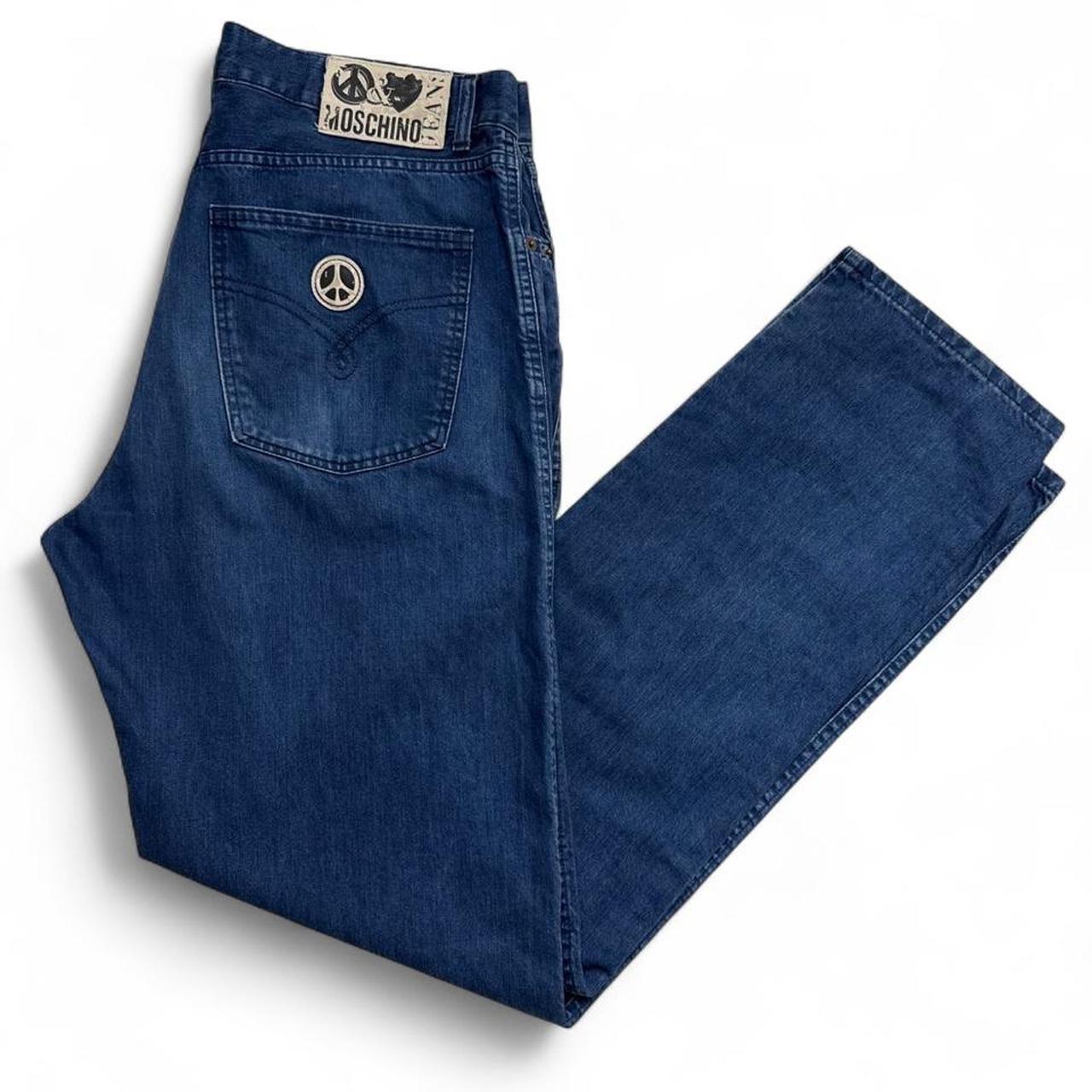 Moschino Navy Jeans Straight Fit (38W)