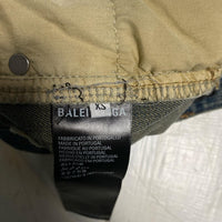 Balenciaga Baggy Flared Unisex Blue Faded Jeans (XS)