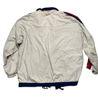 Nike Vintage 90’s Cream Navy and Red Tracksuit Nylon Shell Jacket (XL)
