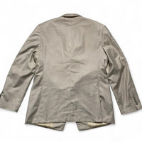 Armani Collezioni Cream Full Two Piece Suit Jacket and Trousers (XL)