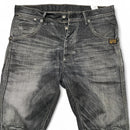 G Star 3301 Black Grey Stonewashed Jeans Wide Baggy Fit (34W)