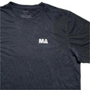Maharishi Pacifist Military Design Black and White T Shirt (2XL)