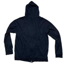 Hugo Boss Navy Blue and White Hoodie (M)