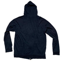 Hugo Boss Navy Blue and White Hoodie (M)