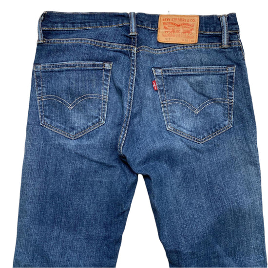 Levis 511 Navy Slim Straight Jeans (30W)