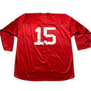 Red and white vintage Langley Rivermen hockey jersey (2XL)