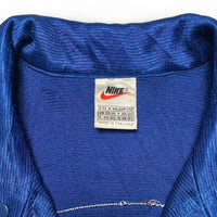 Nike Vintage 90’s Basketball Blue Red and White Button Up Polo Jersey (M)