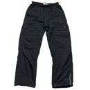 Nike Air Max LTD Black and Red Shell Cargo Trackpant Baggy Bottoms (M)