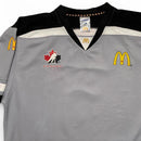 Canada McDonalds Grey Black and White Vintage y2k Hockey Jersey (L)