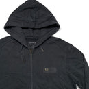 True Religion Black and Silver Plaque Hoodie (L)