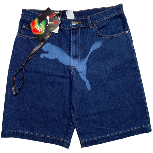 Puma ASAP Rocky AWGE Dark Navy Jorts Jean Shorts (32W) – Wear Garson