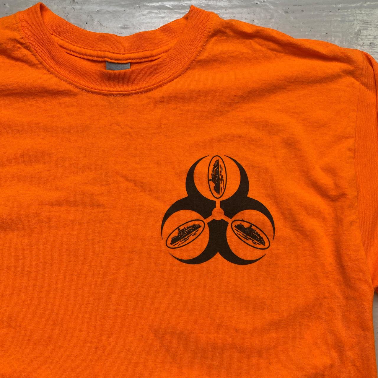 Corteiz Bun Rona Orange and Black Long Sleeve T Shirt