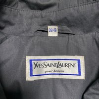 Yves Saint Laurent YSL Vintage Double Breasted Trench Coat Grey (L)