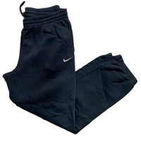 Nike Baggy Black and White Swoosh Joggers (XL)
