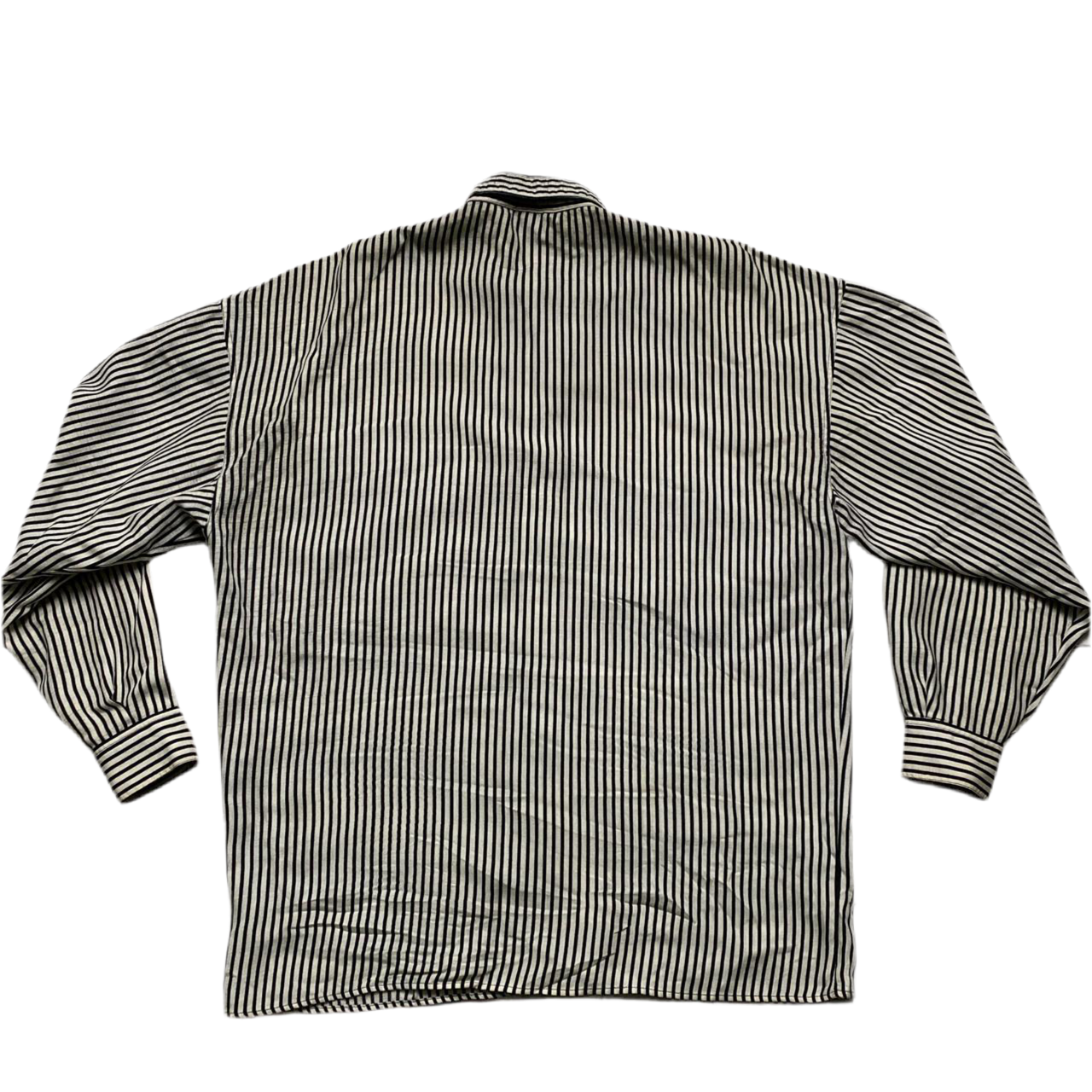 Versus Versace Black and White Striped Shirt (L)