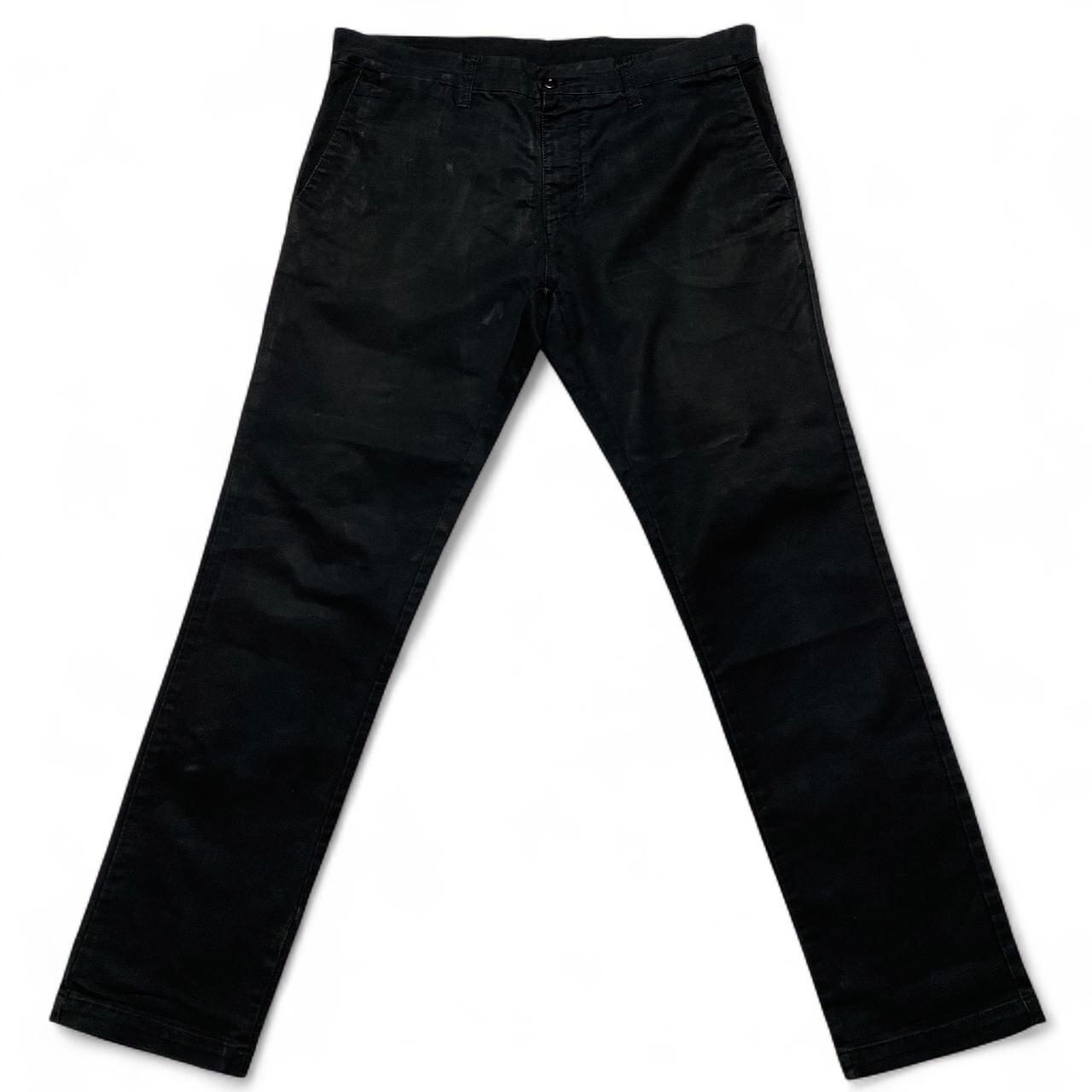 Carhartt Sid Pant Black Slim Straight Trousers (36W)