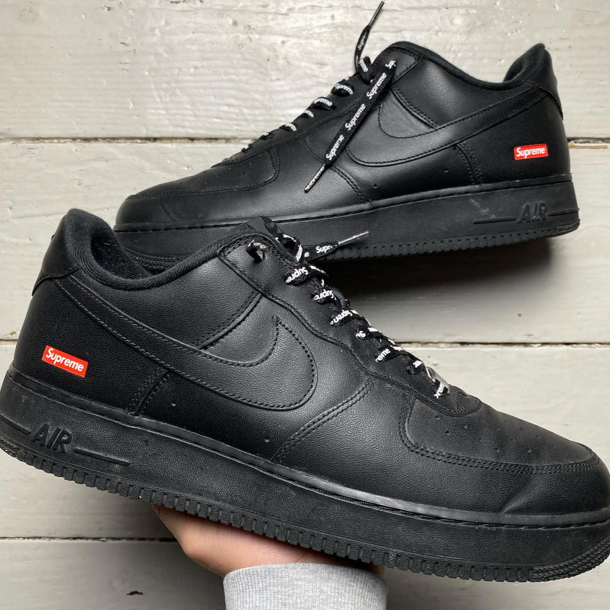 Nike Air Force 1 Supreme Black (UK 12)