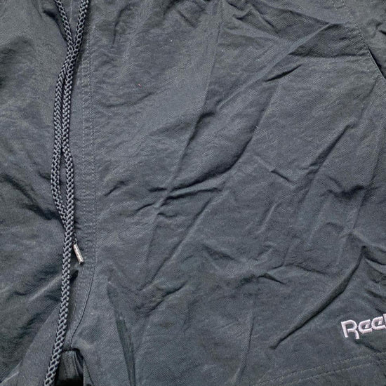 Reebok Black and White Vintage Shorts (XL)