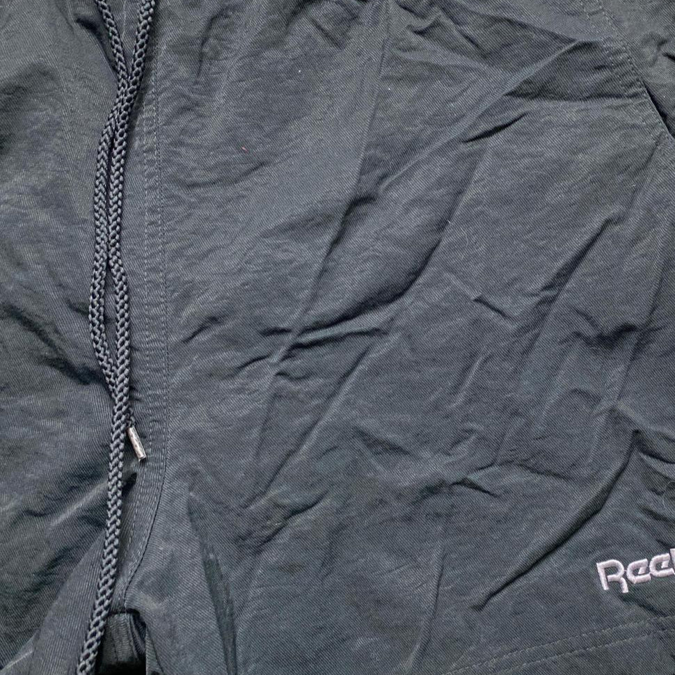Reebok Black and White Vintage Shorts (XL)