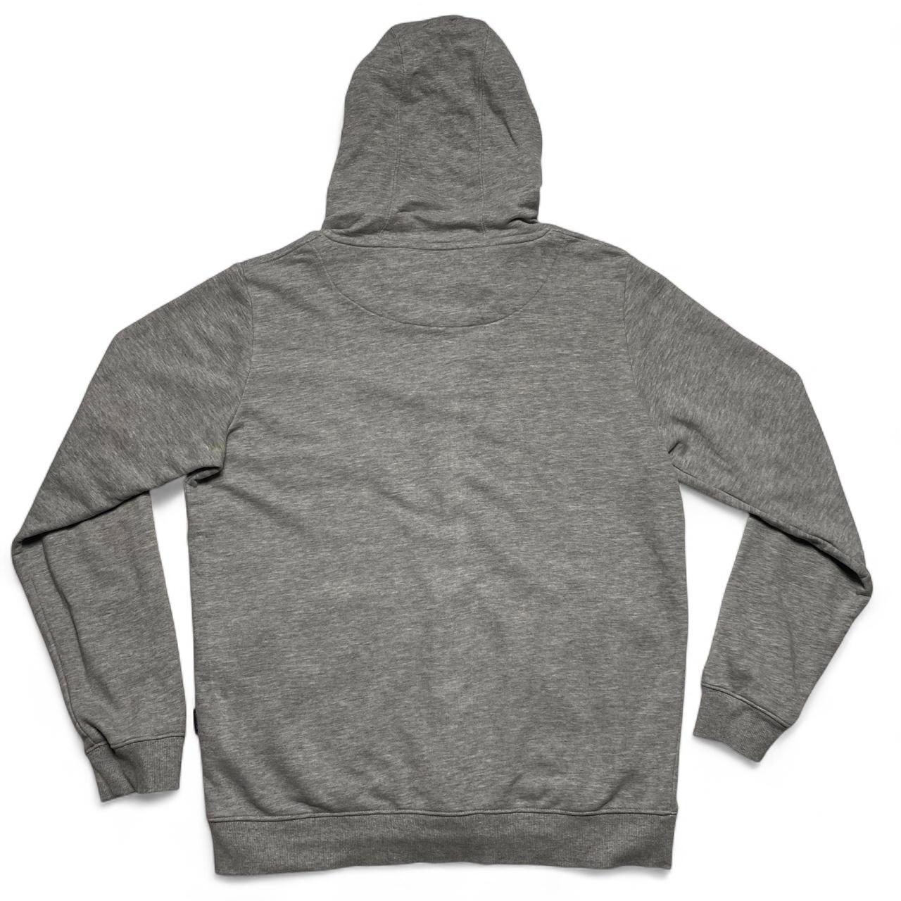 Aquascutum Grey and White Checked Hoodie (XL)