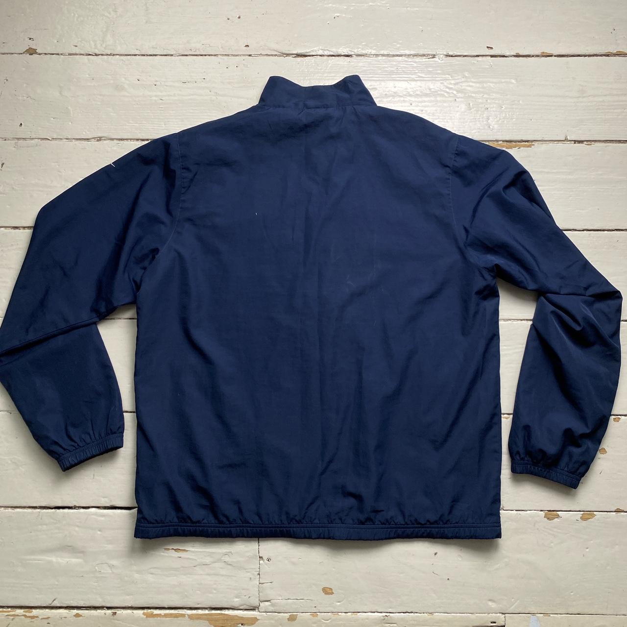 Nike Vintage Football Navy and White Shell Tracksuit Jacket