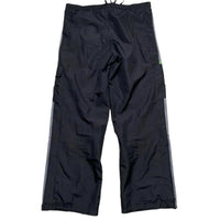 Adidas Black Green and Grey Shell Cargo Trackpant Bottoms (S)
