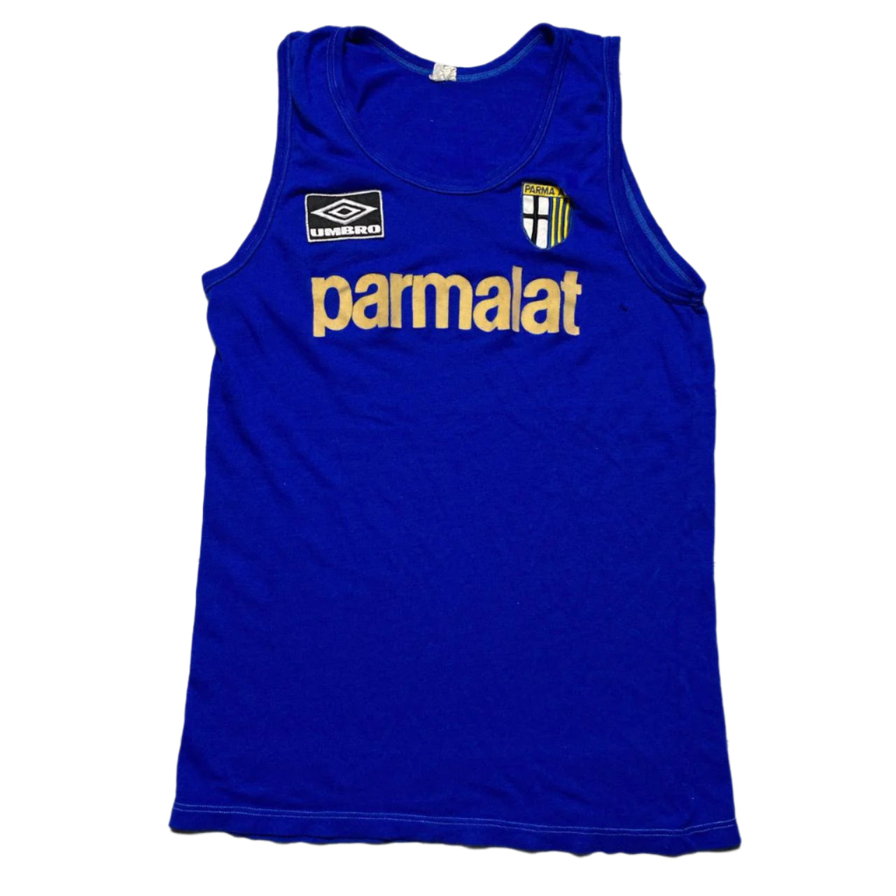 Parma AC Parmalat Vintage Umbro Football Vest (XL)