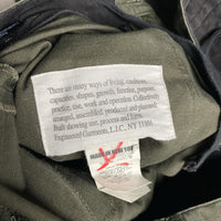 Engineered Garments New York Khaki Green Army Cargo Combat Baggy Trousers (34W)